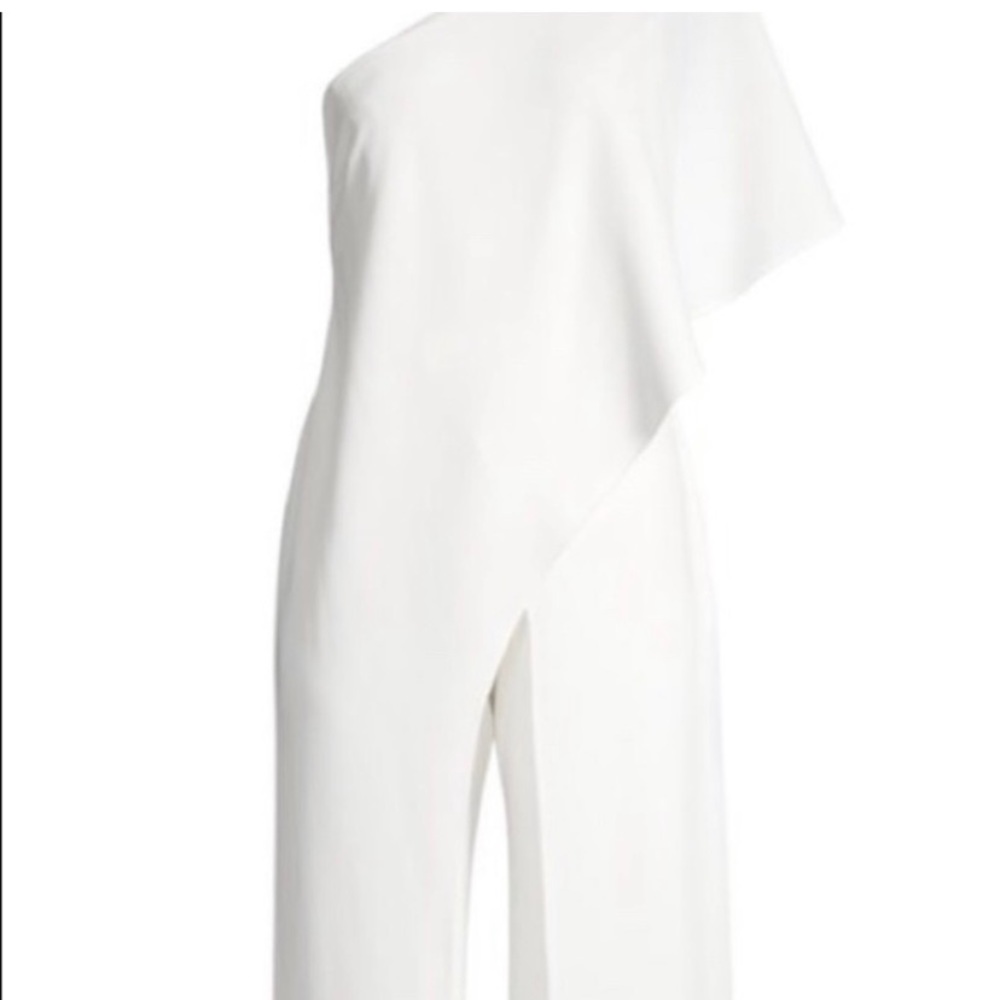 Adrianna Papell white jumpsuit